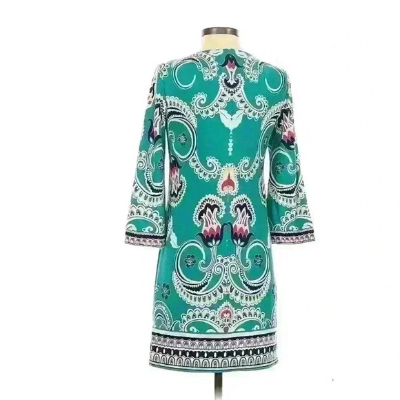 Laundry by Shelli Segal Teal casual dress size 2 - Picture 2 of 2